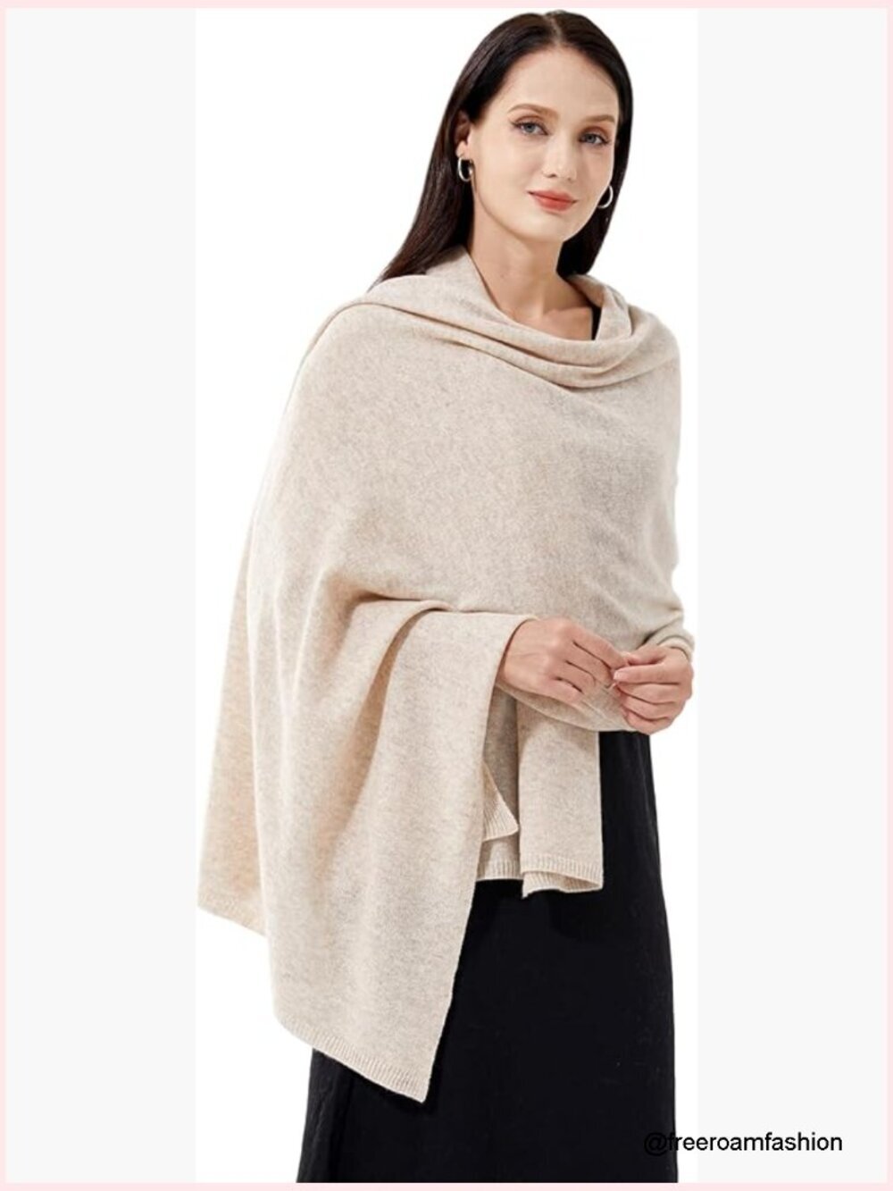 Luxury Cashmere Wrap Scarf Stole Shawl Extra Large 87x27 Travel